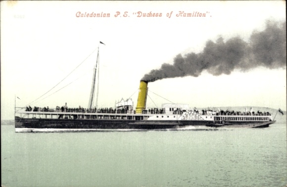 Ak passagiersstoomboot Hertogin van Hamilton, Caledonian