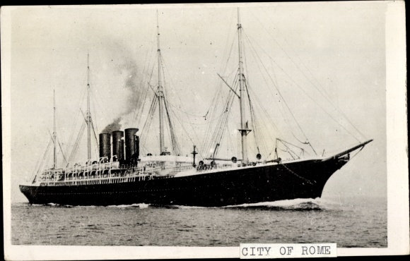 Ak-stoomboot Stad Rome, Ankerlijn