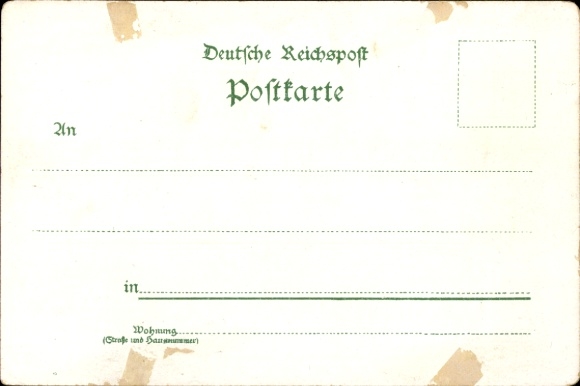 Chromo-Litho Dresden Altstadt Seevorstadt, main station, tram
