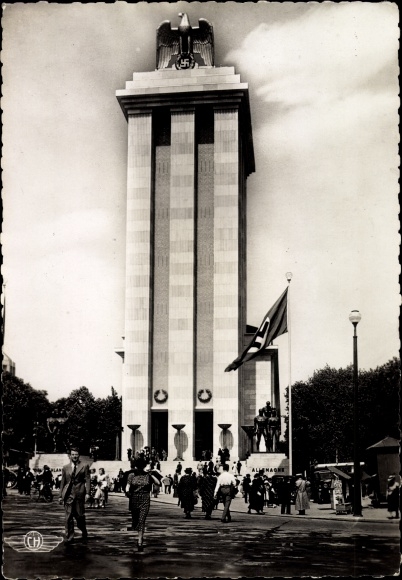 Ak Paris, Weltausstellung 1937, Pavillon de l'Allemagne