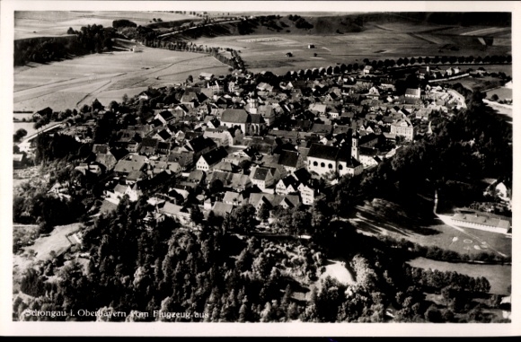 Ak Schongau in Opper-Beieren, luchtfoto
