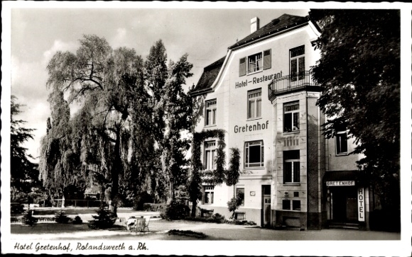 Ak Rolandswerth Remagen am Rhein, Hotel Gretenhof