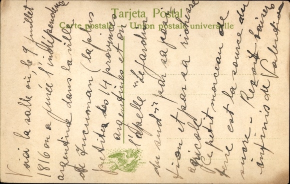 Postcard San Miguel de Tucumán Argentinien, Interior of the House where the independence was sworn