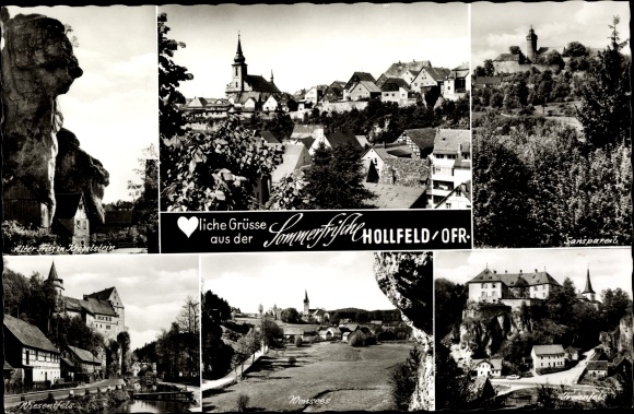 PC Hollfeld in Franconian Switzerland, partial view, Wiesenfels, Alter Fritz