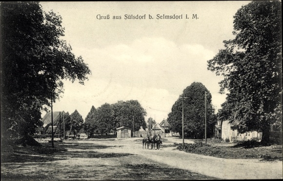 PC Sülsdorf Selmsdorf in Mecklenburg, street section