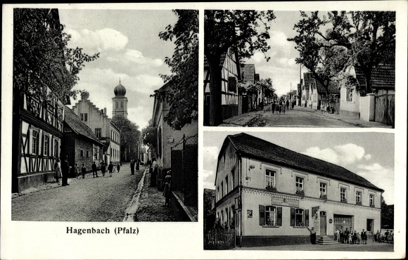KP Hagenbach w Palatynacie, Gasthaus zur Rose, sklep mięsny