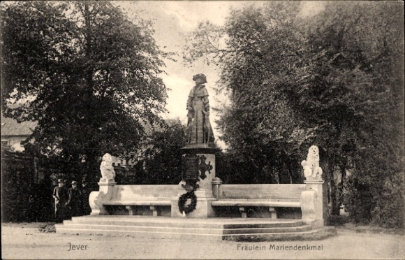 Postcard Jever in Oldenburg Friesland, Fraulein Mariendenkmal