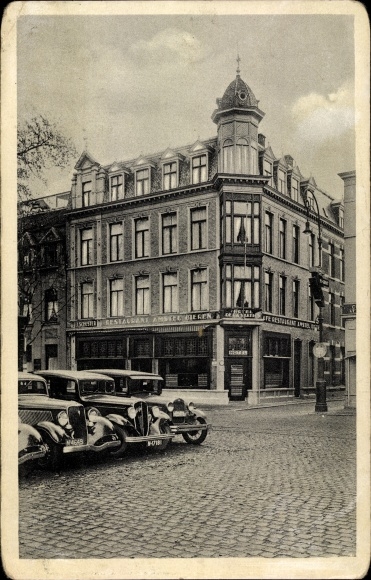 Ak Tilburg Noord-Brabant Nederland, Hotel de la Station