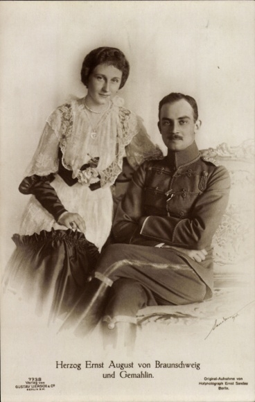 Ak Herzog Ernst August zu Braunschweig Lüneburg, Victoria Luise, Liersch 7738