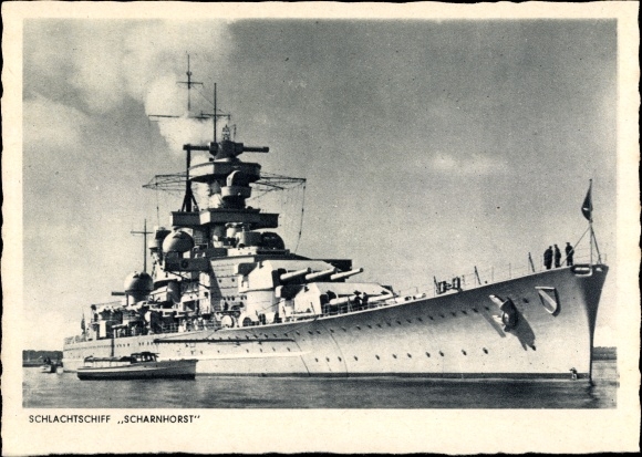 PC Deutsches Kriegsschiff, Scharnhorst, Battleship, Kriegsmarine