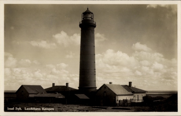 Ak Kampen auf Sylt, Leuchtturm Kampen