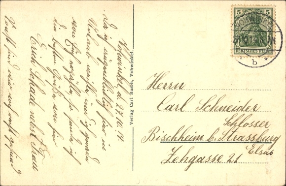 Postcard Vohwinkel Wuppertal, Kaiserplatz, Königsstraße, Solinger Straße, suspension railway, shops, café