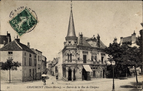 KP Chaumont Haute Marne, wejście od Rue de Choignes