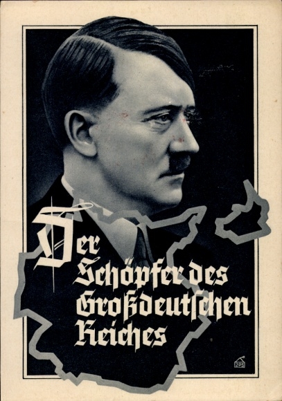 KP Führer i kanclerz Rzeszy Adolf Hitler, twórca Wielkiej Rzeszy Niemieckiej