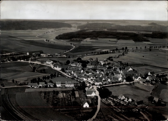 Ak Lichtenau in Midden-Franken, luchtfoto