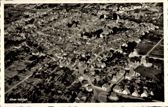 Postcard Ober Mörlen in the Taunus Hesse, aerial photograph