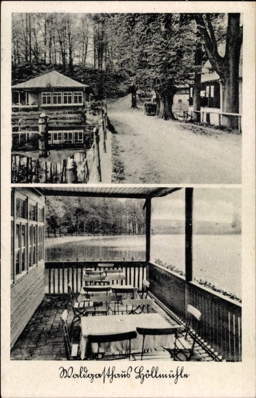 Ak Penig in Sachsen, Waldgasthaus Höllmühle