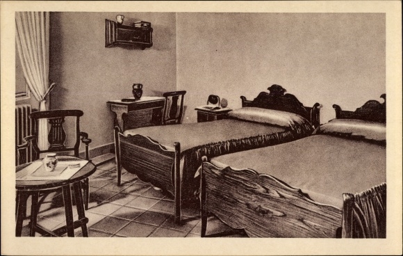 Postcard Plasencia Caceres Extremadura, Hotel Alfonso VIII, Bedroom
