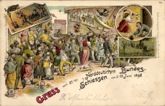Chromo-Litho North German Federal Shooting, 5-12 June 1898