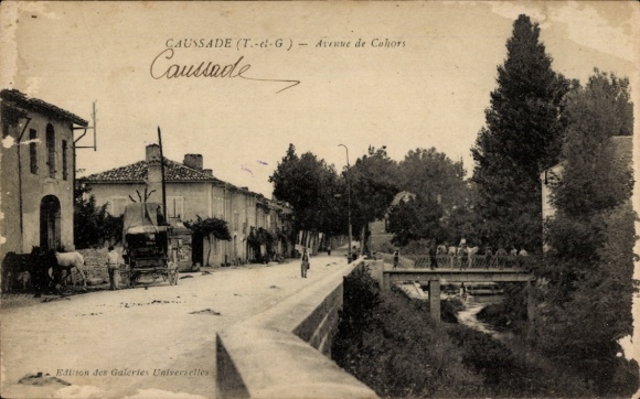 Ak Caussade Tarn et Garonne, Avenue de Cahors, Caussade