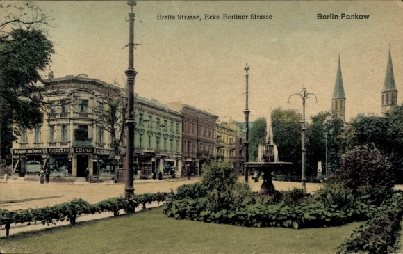 Ak Berlin Pankow, Breite Straße, Berliner Straße