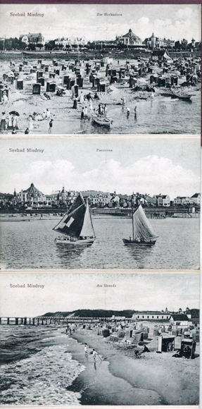 10 old PCs Międzyzdroje Ostseebad Misdroy Pommern, in the appropriate booklet, various views