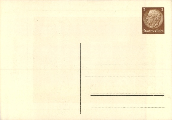 Postal stationery stamps Postcard Day of the postage stamp, founding day of the Reich Association of Philatelists