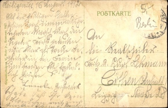 Postcard Berlin Reinickendorf Heiligensee, Hotel Restaurant Fährhaus