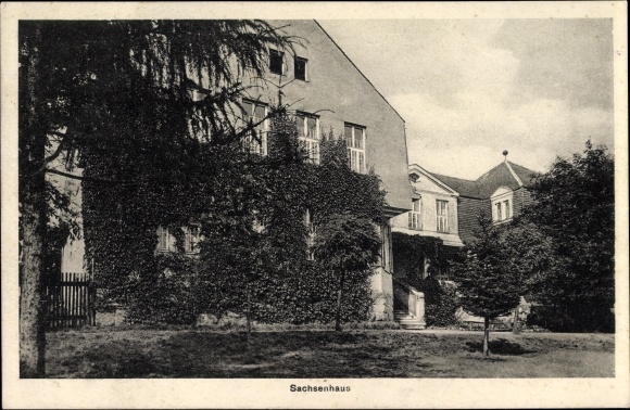 Ak Neustadt an der Waldnaab im Oberpfälzer Wald, Sachsenhaus, Kindererholungsheim Wöllershof