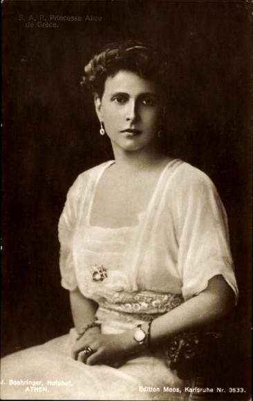 Ak Prinzessin Alice von Griechenland, Prinzessin von Battenberg