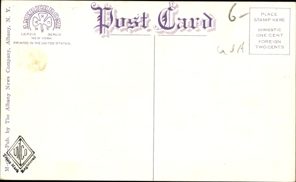 Postcard Schenectady New York USA, Union Depot