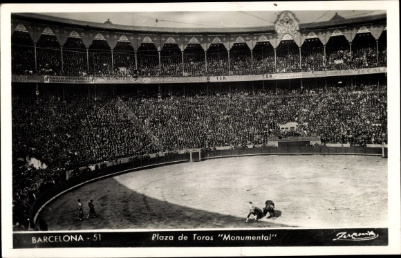 KP Barcelona Katalonia Hiszpania, Plaza de Toros Monumental