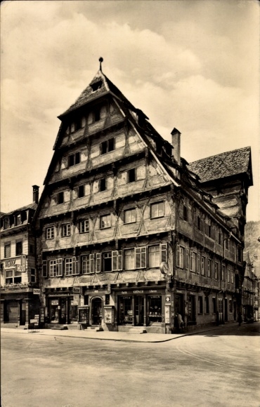 Postcard Geislingen an der Steige, Old Customs