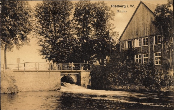 Ak Rietberg in Westfalen, noordpoort