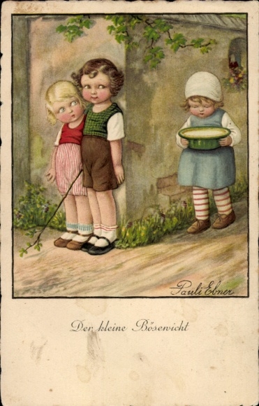 Kunstenaar Ak Ebner, Pauli, Little Villain, Kinderen