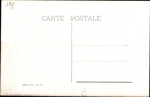 Postcard Kortrijk Courtrai West Flanders, La gare, train station