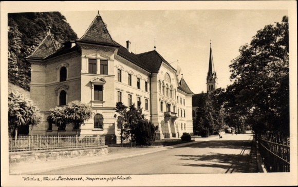 KP Vaduz Liechtenstein, budynek rządowy