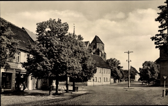 Ak Sandersdorf Brehna in Saksen-Anhalt, Ernst Thälmann Strasse