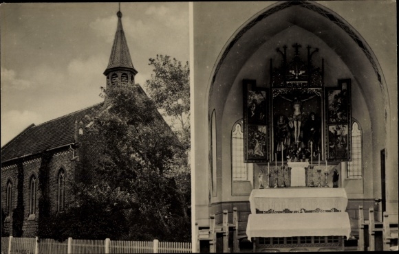 KP Römhild w Turyngii, kościół Ave Maria, ołtarz