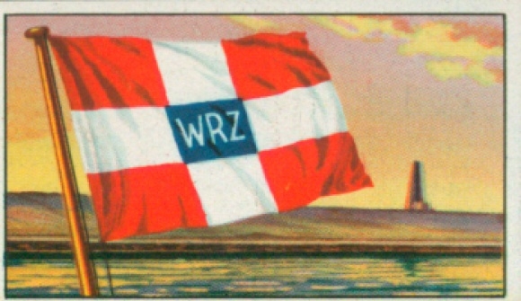 Collective picture shipping company flags of the world merchant fleet No. 274, Wm. Ruys & Zonen, Rotterdam