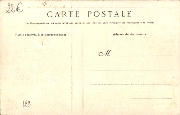 Postcard Rosporden Finistère, Inn Interior