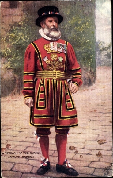 Artist PC Yeoman of the guard, State dress, portrait