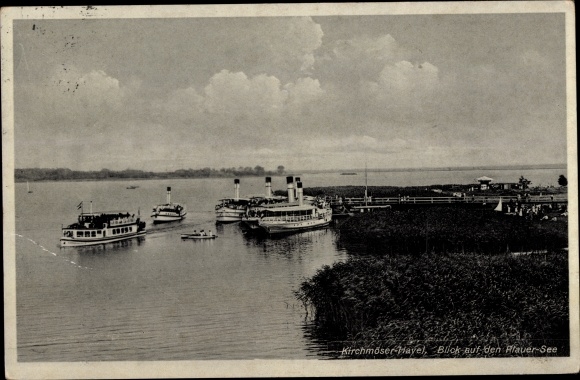 PC Kirchmöser Brandenburg an der Havel, saloon steamer, Plauer See, landing stage