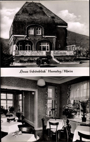Postcard Namedy Andernach am Rhein, house Schönblick