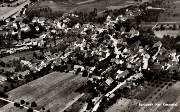 Postcard Bohlingen Singen Hohentwiel Baden Württemberg, aerial photograph