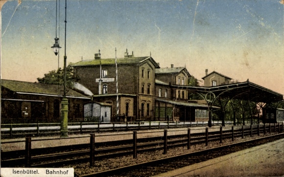 PC Isenbüttel Lower Saxony, train station, track side