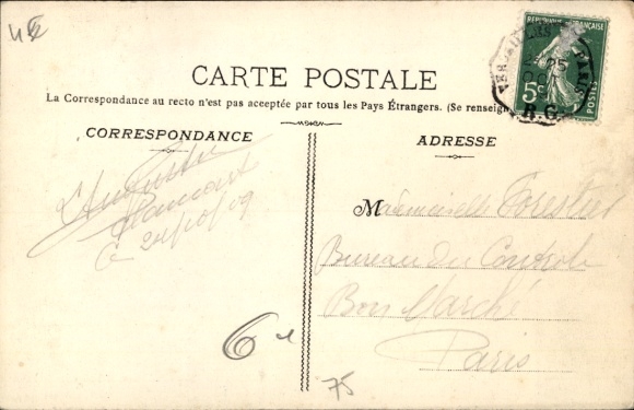 Postcard Vanves Hauts de Seine, Lycee Michelet, Pavillon Mansard