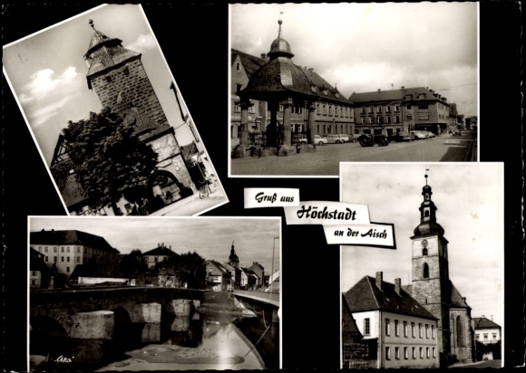 PC Höchstadt an der Aisch, church, bridge, town views