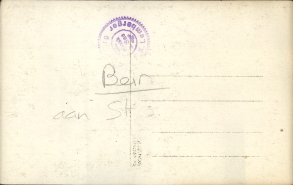 Postcard Feldafing on Lake Starnberg, Upper Bavaria, street in villa colony