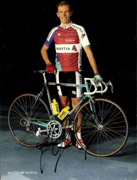 PC cyclist Jean-Claude Leclercq, autograph